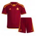 AS Roma Paulo Dybala #21 kläder Barn 2023-24 Hemmatröja Kortärmad (+ korta byxor)